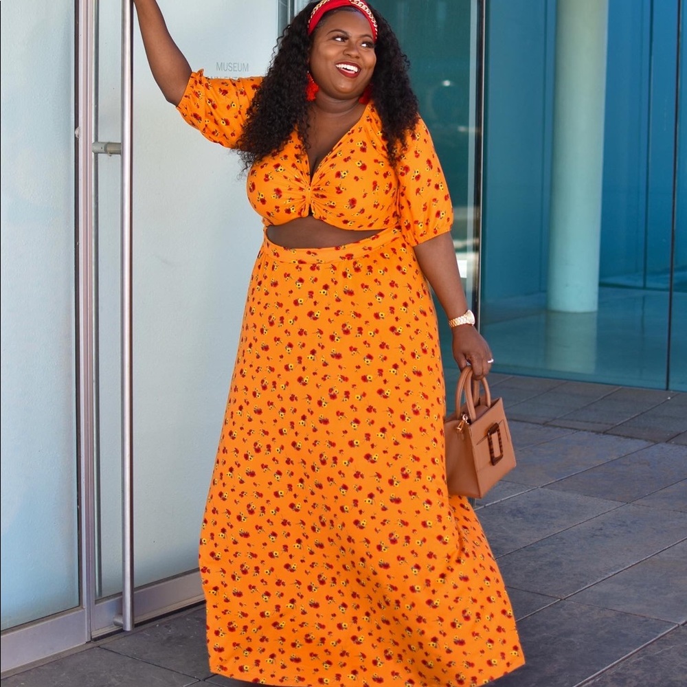 Cut Out Maxi Dress
